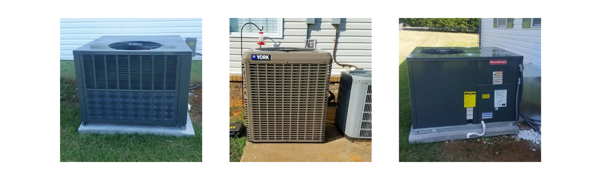 York & Goodman HVAC units 